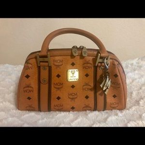 Preloved MCM top handle bag